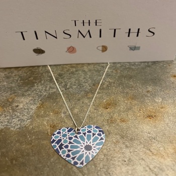 The Tinsmiths round heart necklace