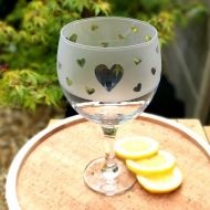 SALE!  WAS £18, NOW £15! Four Hands Gin Glass - Heart