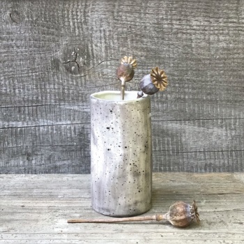 East of India Small Vase - Speckled Wash