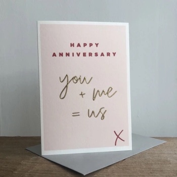Megan Claire - Happy Anniversary: you + me = us