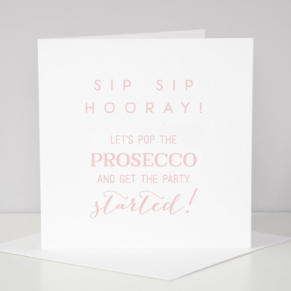 Megan Claire - Sip sip Hooray! Lets pop the Prosecco..