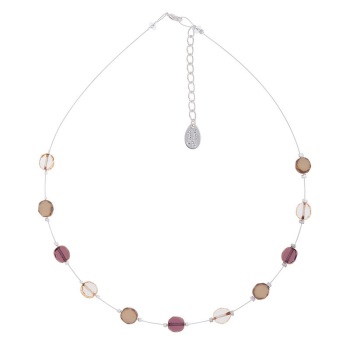Carrie Elspeth - Taupe Bohemian necklace