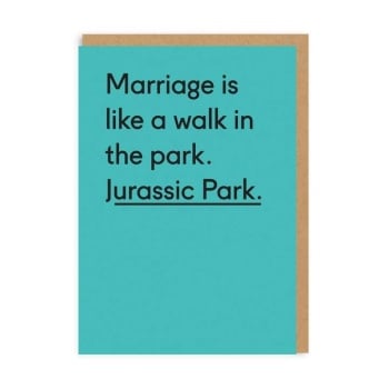 Ohh Deer - Marriage is like a walk in the park...
