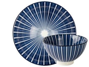 ECP Striped bowl - 13.5cm