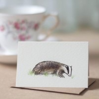Penny Lindop Mini Card - Badger
