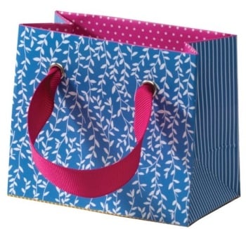 Cinnamon Aitch Tiny Gift Bag - Blue Willow