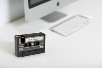 J-me Cassette Tape Dispenser - Black