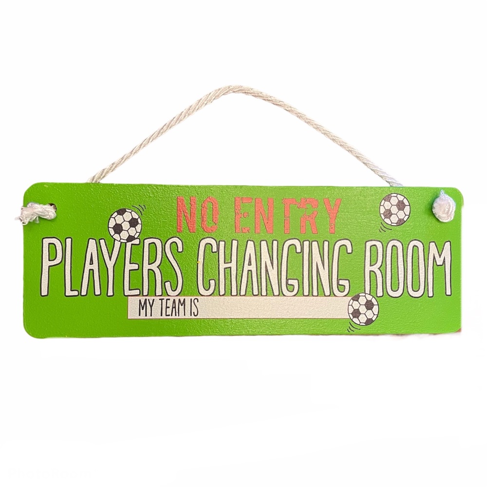Angelic Hen - No Entry: Players Changing Room - My Team is...