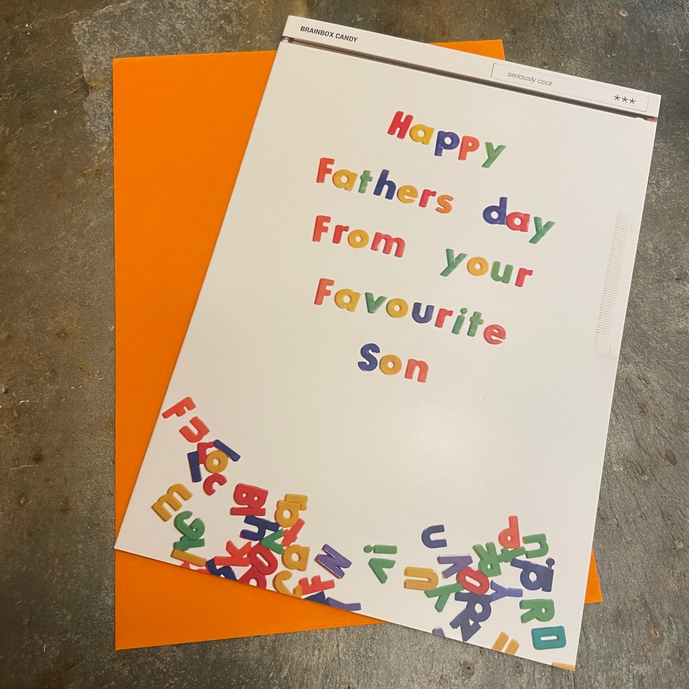 Brainbox Candy - Happy Fathers Day from your favourite son