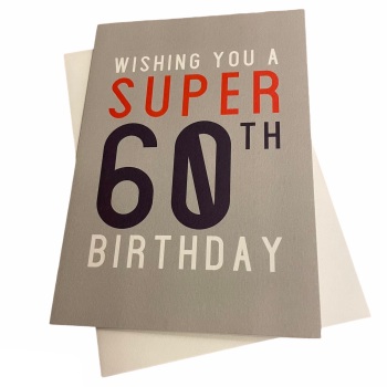 Megan Claire - Wishing you a super 60th birthday