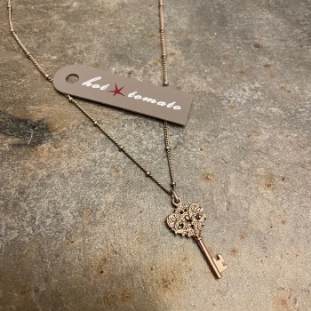 SALE!  Filigree key necklace