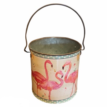 SALE! WAS £7.99 NOW £6  Heaven Sends - Flamingo Pot with Handle