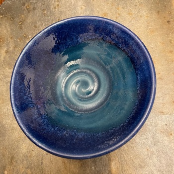 Rupert Blamire - Tapas Dish (Dark blue swirl)