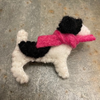 Amica Felt Brooches - Jack Russell