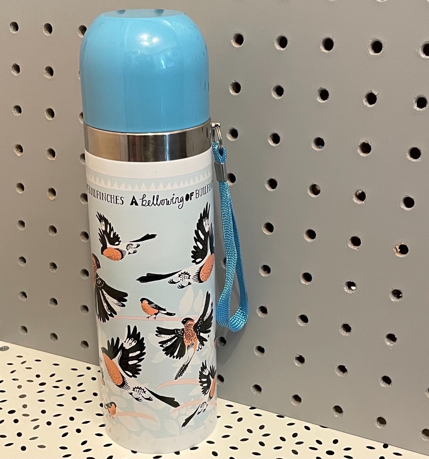 SALE! Was £16.99, now £8.50 Disaster Designs Flask - Bullfinches