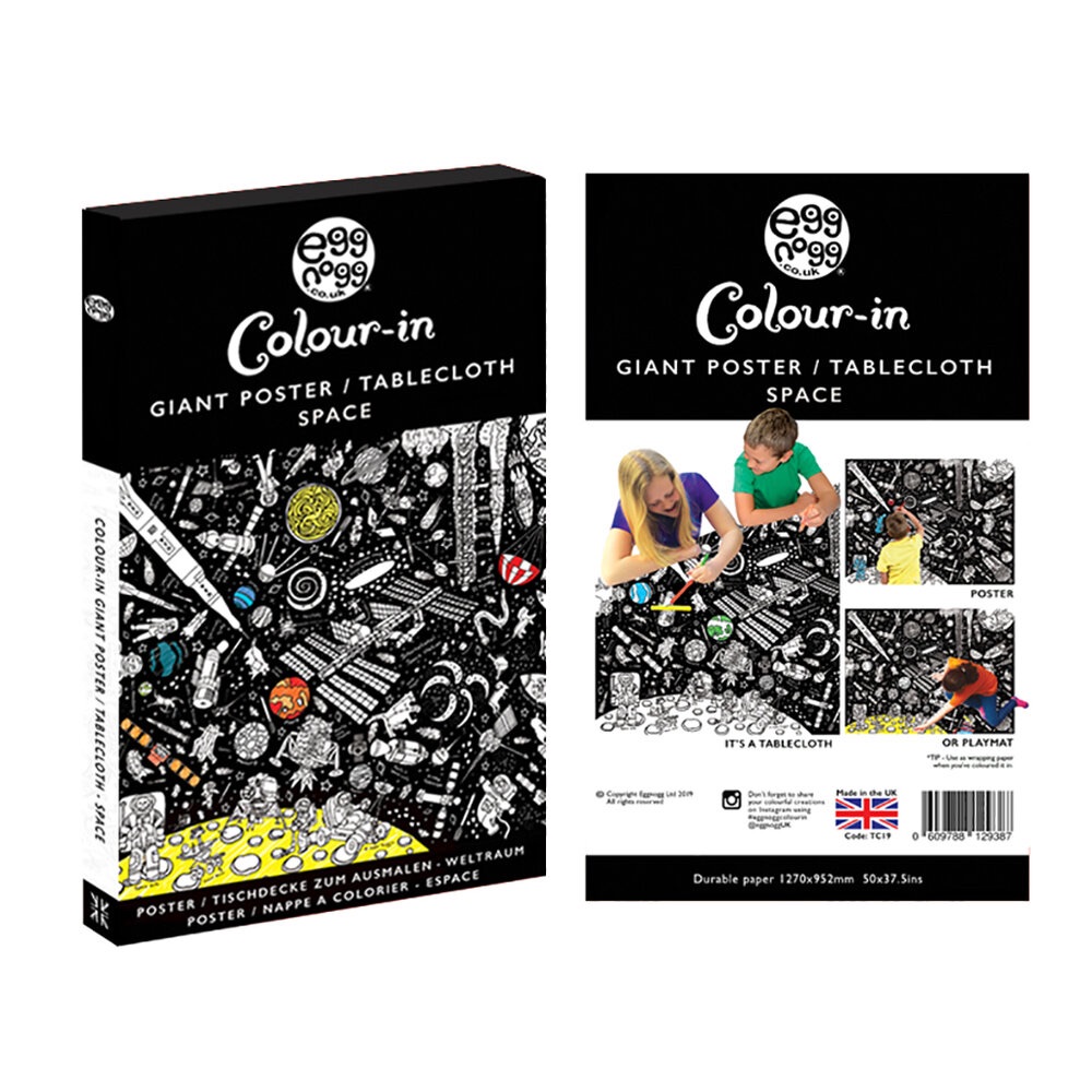 Eggnogg Colour-in Tablecloths - Party-Time