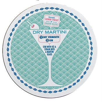 Stuart Gardiner Coaster - Dry Martini
