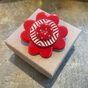 Stockwell Ceramics Brooch - Layered Buttons