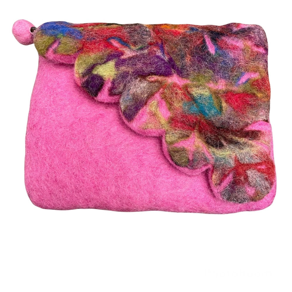 Funky Yak - Felt Purse with Flap 