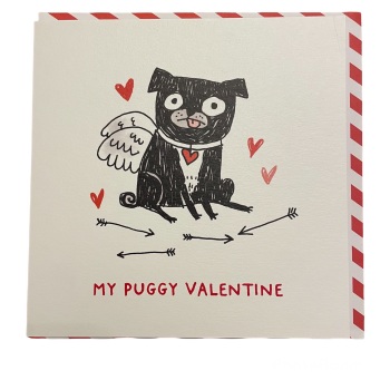 SALE! WAS £3, NOW £1.50! Ohh Deer - My Puggy Valentine