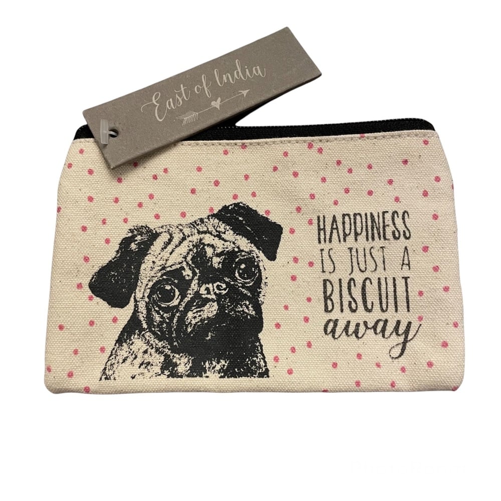 East of India Purse - Happiness is just a biscuit away