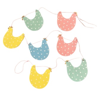 Easter - Spotted Chicken Garland