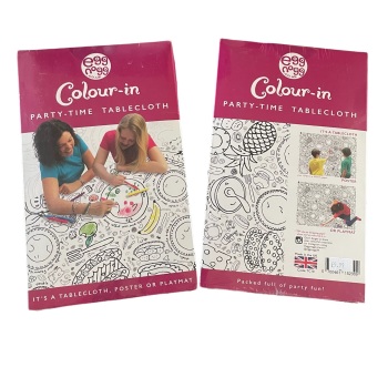 Eggnogg Colour-in Tablecloths - Party Time