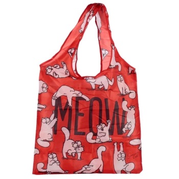 Simon's Cat Shopping Bag - Red
