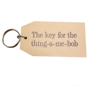 Angelic Hen Keyring - The Key for the Thing-a-me-bob
