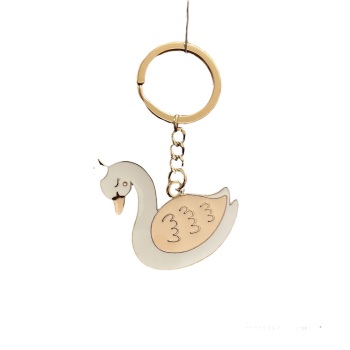 Sass and Belle Keyring - Swan