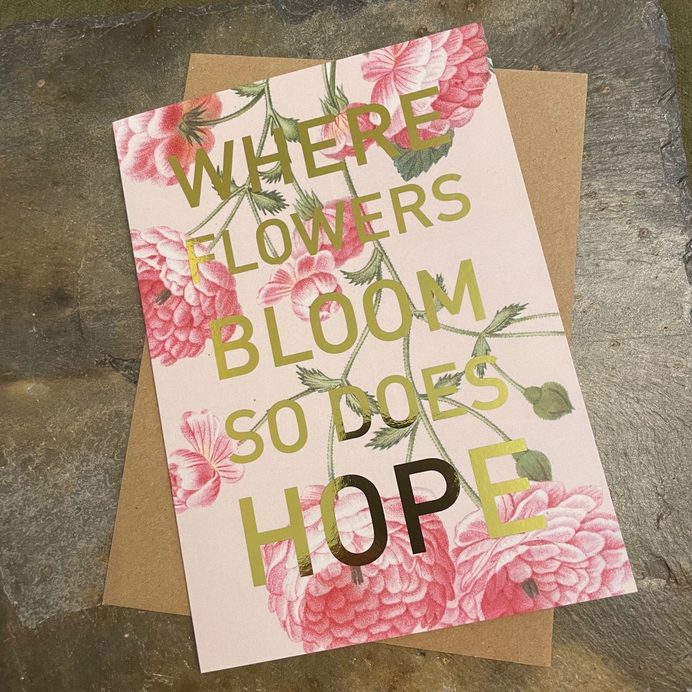 Lucy Ledger - Where Flowers Bloom so does Hope