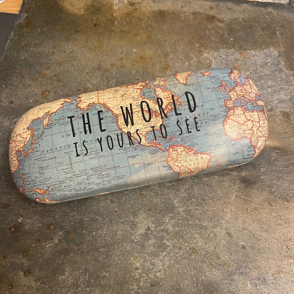 Sass & Bell Glasses Case - World Map