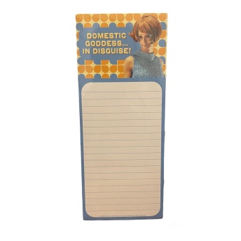 Half Moon Bay Magnetic Notepad - Domestic Goddess...in Disguise!