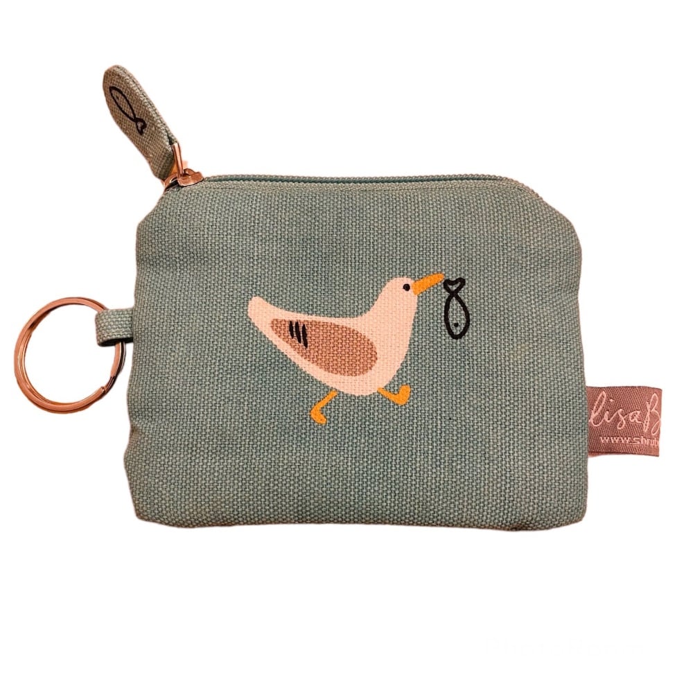 Shruti Lisa Buckridge Purse - Seagull and Fish