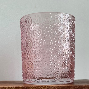 Satchville Gift Company Glass Jar - Pink Circles