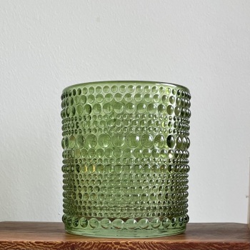 Satchville Gift Company Glass Jar - Green Bubbles