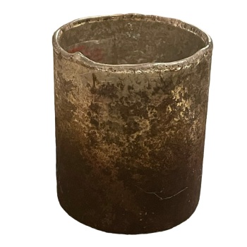 SALE! WAS £7.99 NOW £6  Nkuku Morri Glass Tealight Holder - Brown