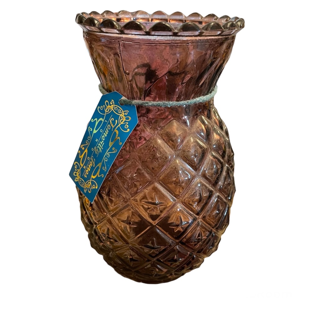 Temerity Jones Pineapple Vase - Amethyst