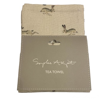 Sophie Allport Tea Towel - Hare