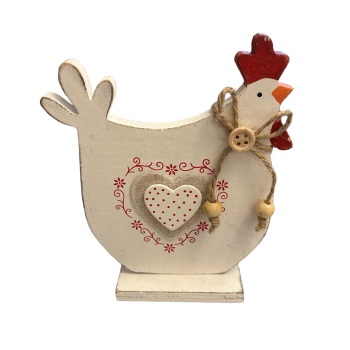 Sass and Belle - 'Shabby Chic' Wooden Chicken
