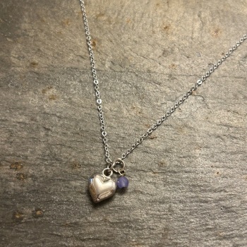 Clementine Heart Necklace