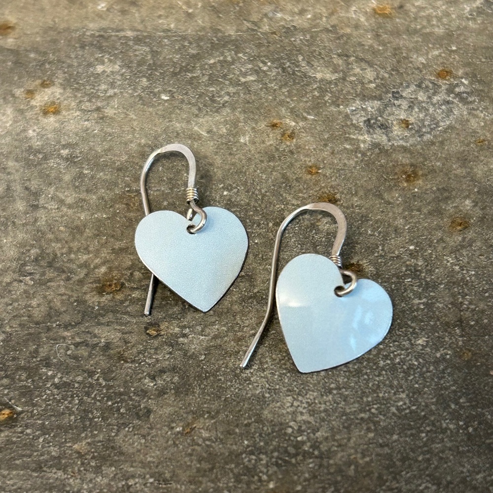 KHH/The Tinsmiths  Recycled Tin earrings -