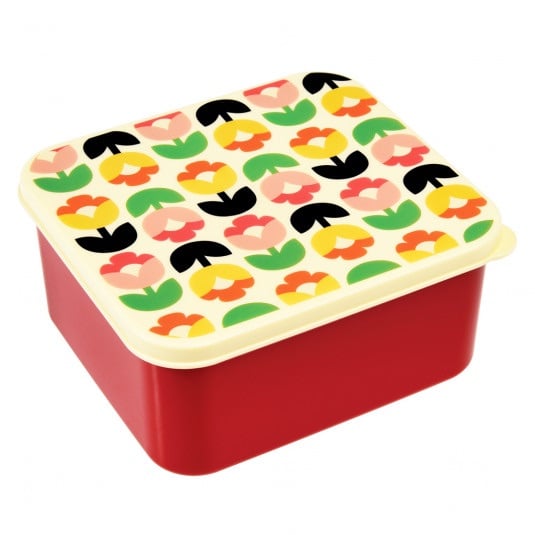 SALE! Was £6, now £3. Rex Lunch box - Tulips