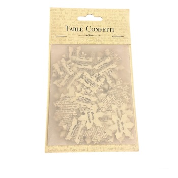 SALE! WAS £5.00, NOW HALF PRICE £2.50 East of India Table Confetti - Merry Christmas