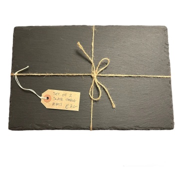 Slate Table Mats - Set of 2  (LOCAL DELIVERY ONLY)