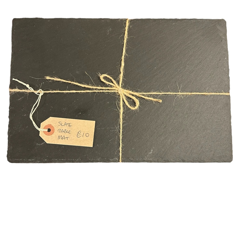 Slate Table Mat (single)  (LOCAL DELIVERY ONLY)