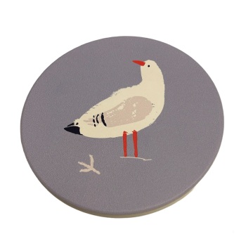 Shruti Ceramic Coaster - Gull (dark grey)