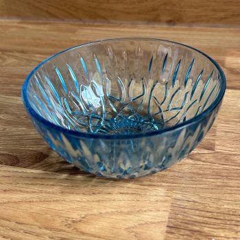 East of India - Blue Glass Bowl (small)