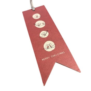 East of India - Christmas Bookmark