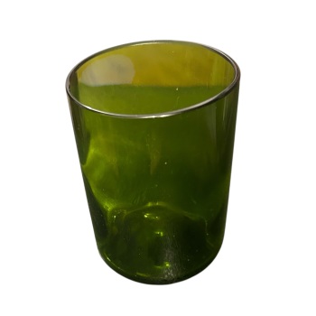 Recycled Wine Bottle Tumbler - Green